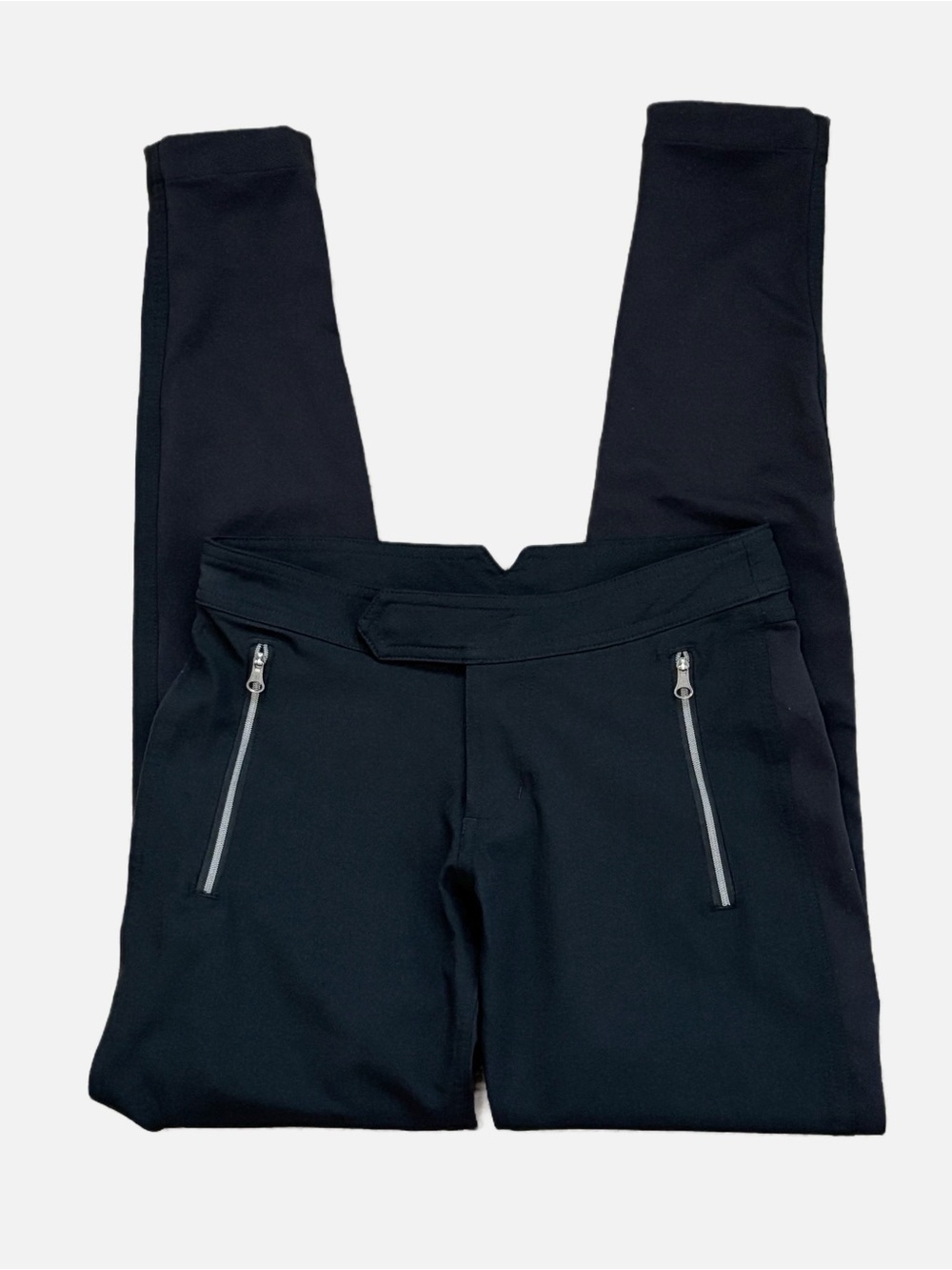 Lululemon Better Together Zip Front Black Pants Zip Pockets Reflective Women’s 4 - Picture 7 of 13